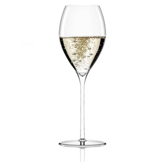 Stolzle Lausitz Set of 6 14.25oz Fino French Glasses Champagne: Crystal, Lead-Free, Dishwasher-Safe Flutes, 9.75" Height image {2}