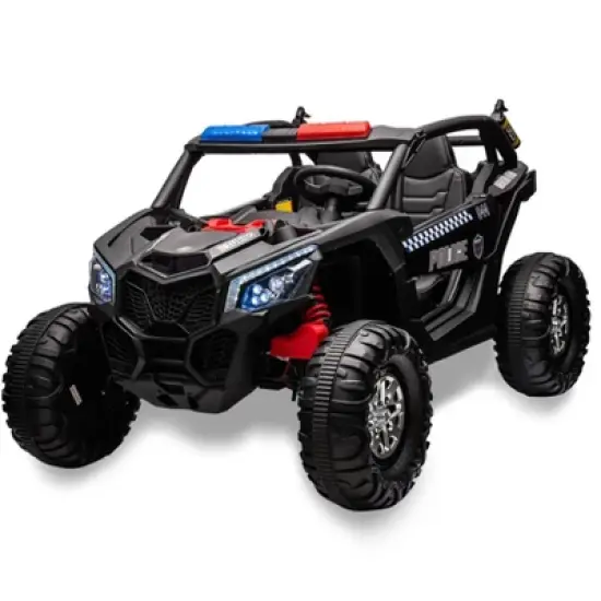 24V Kids Ride On UTV Car, 2 Seater Ride On Truck with Remote Control, 4WD Off-Road UTV Electric Toy Car with Headlights, Music for Boys Girls 3-9 image {6}