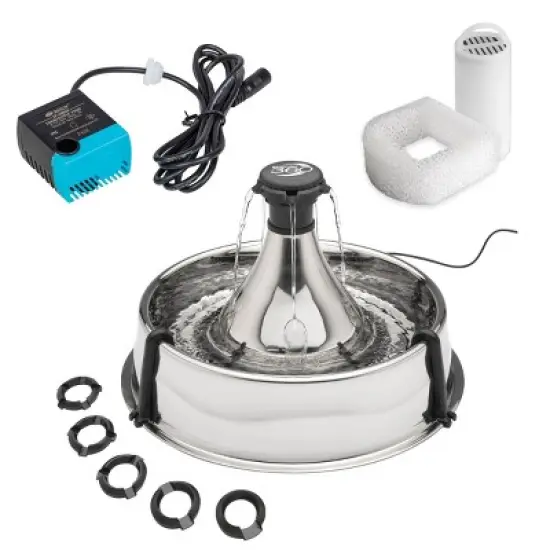 PetSafe Drinkwell Stainless Multi-Pet Fountain - Stainless Steel image {4}