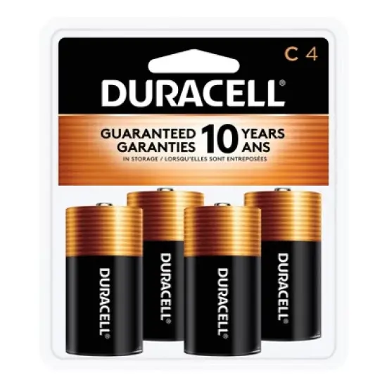 Duracell Coppertop C Batteries - Alkaline Battery image {3}