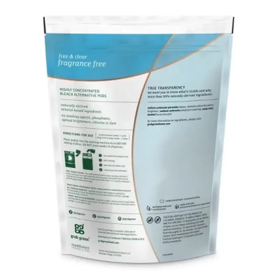 Grab Green Bleach Alternative Pods image {1}