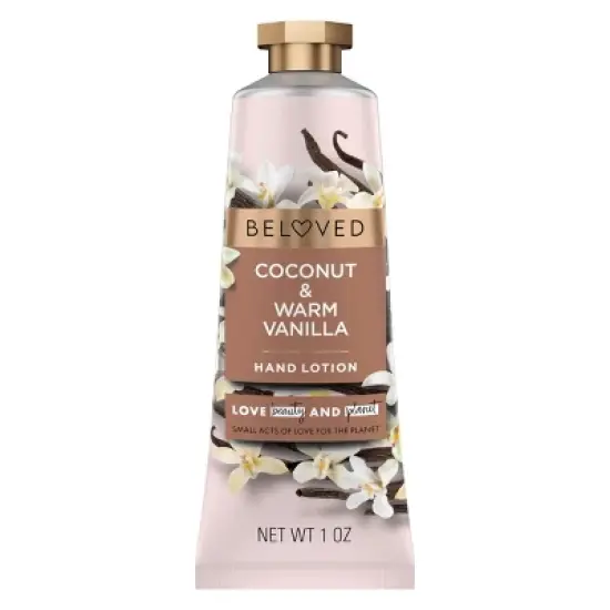 Beloved Coconut & Warm Vanilla Hand Lotion, Travel Size 1oz image {8}