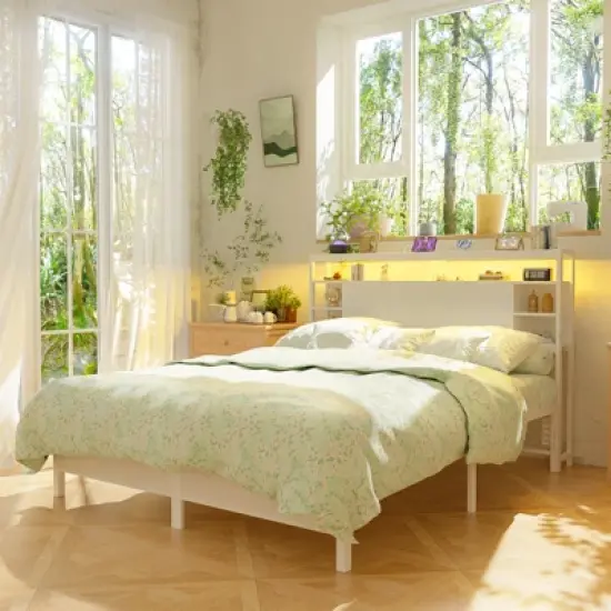 Aheaplus Headboards with Power Outlets and RGB LED Light image {5}