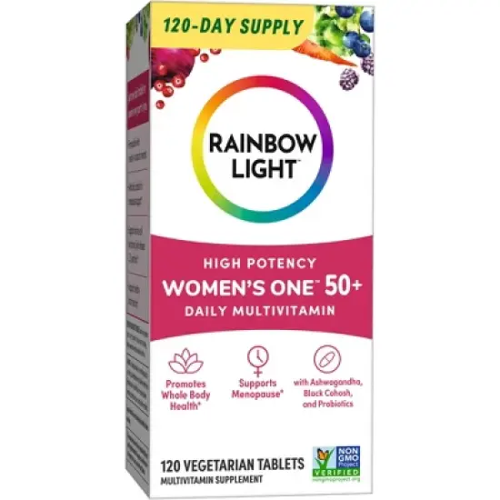Rainbow Light Women's One 50+ Multivitamin 120ct image {6}