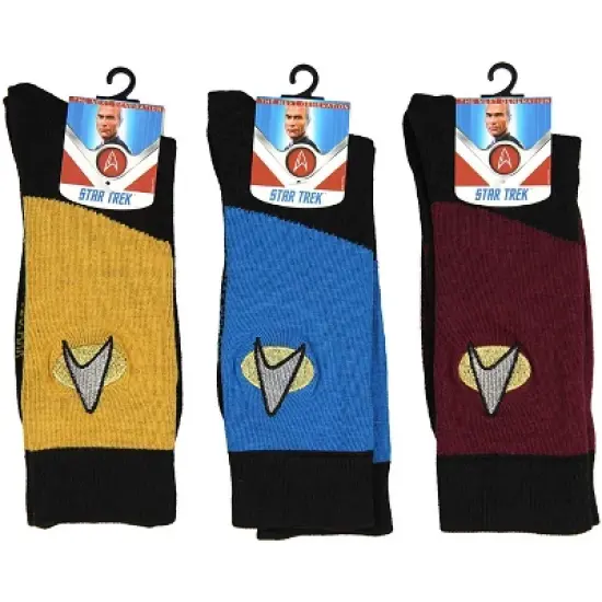 Star Trek The Next Generation Uniform Adult Crew Socks image {2}
