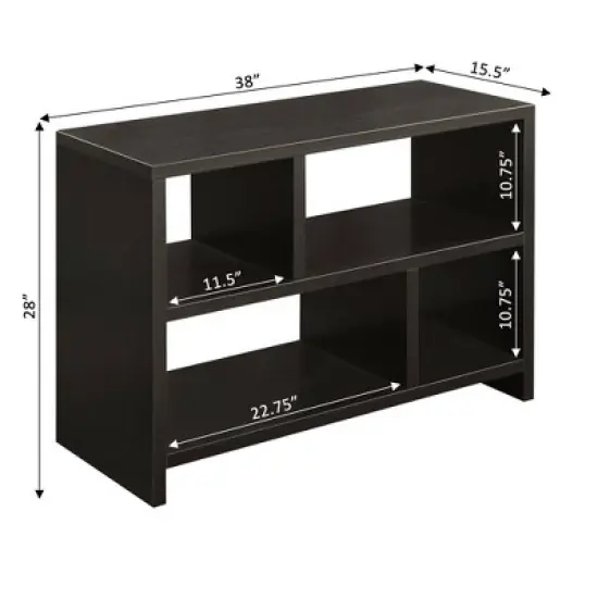 28" Northfield Console 3 Tier Bookcase - Breighton Home image {3}