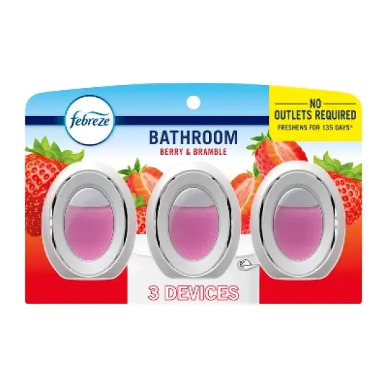 Febreze Berry & Bramble Bathroom Air Freshener - 3ct image {14}