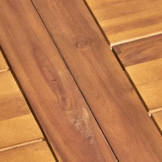 Christopher Knight Home Randy Outdoor Acacia Wood and Wicker 7 Piece Dining Set with Cushions, Teak/Multibrown image {8}