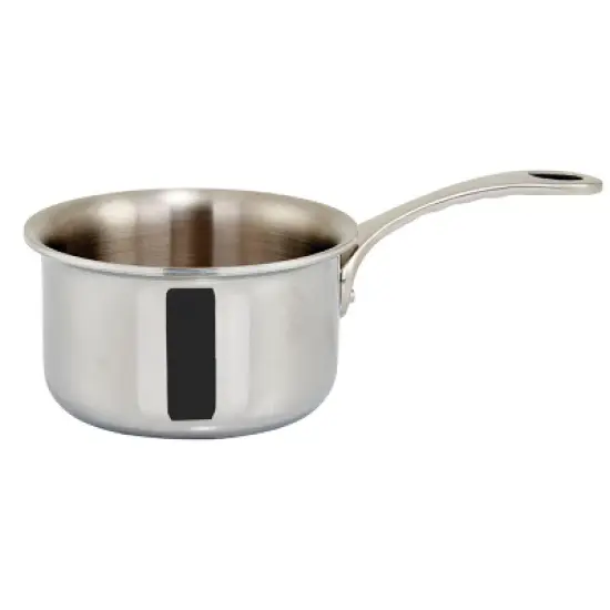 Winco Mini 3.5? Sauce Pan, Stainless Steel, 11 oz image {1}