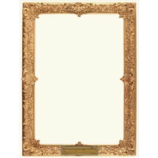 UCreate&reg; Watercolor Paper, Gold Frame, 9" x 12", 30 Sheets image {1}