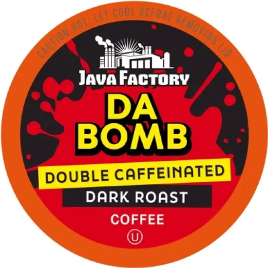 Java Factory Flavored Coffee Pods,Da Bomb Extra Bold Double CAFF,Keurig2.0,80 CT image {11}