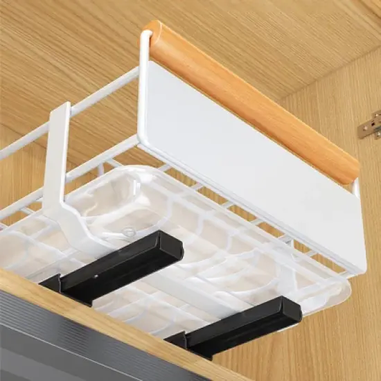 Carbon Steel Pull-Out Cabinet Under-Sink Rack Multi-Function Kitchen Rack Under The Sink Seasoning Dish Rack Home image {1}