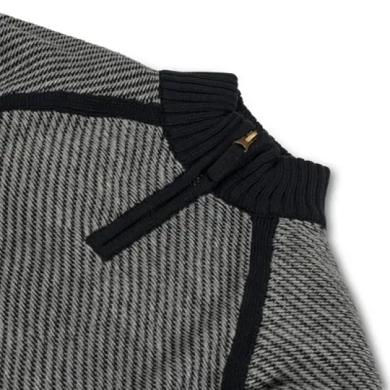 Hope & Henry Boys' Long Sleeve Half Zip Raglan Contrast Sweater, Infant image {1}