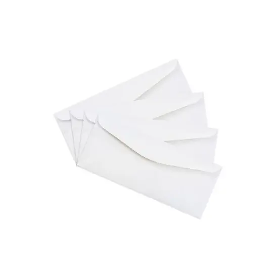 JAM Paper #12 Business Commercial Envelope 4 3/4" x 11" White 250/Box (45195C) image {2}