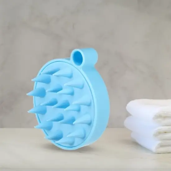 Unique Bargains Hair Scalp Massager Shampoo Brush 3.62"x3.07"x1.38" image {1}