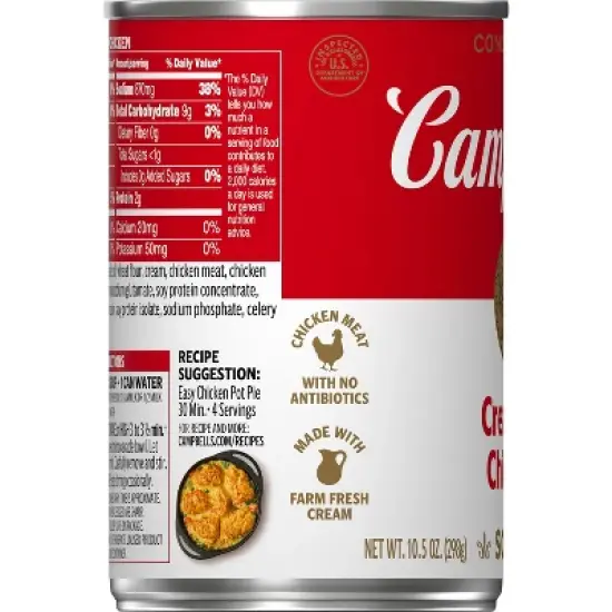Campbell's Condensed Cream of Chicken Soup - 10.5oz image {11}