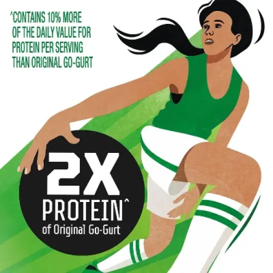 Go-GURT Protein Strawberry Yogurt - 16oz/8ct Tubes image {8}