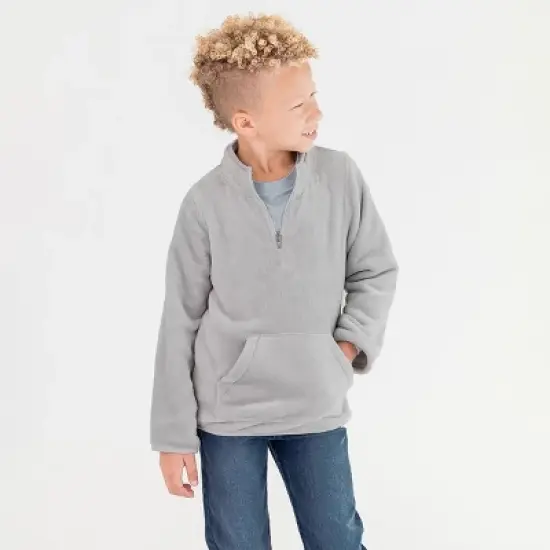 RuffleButts Boys Fleece Pullover image {3}
