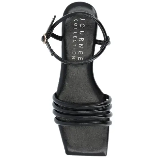 Journee Collection Womens Lyddea Tru Comfort Foam Buckle Multi Strap Sandal image {3}