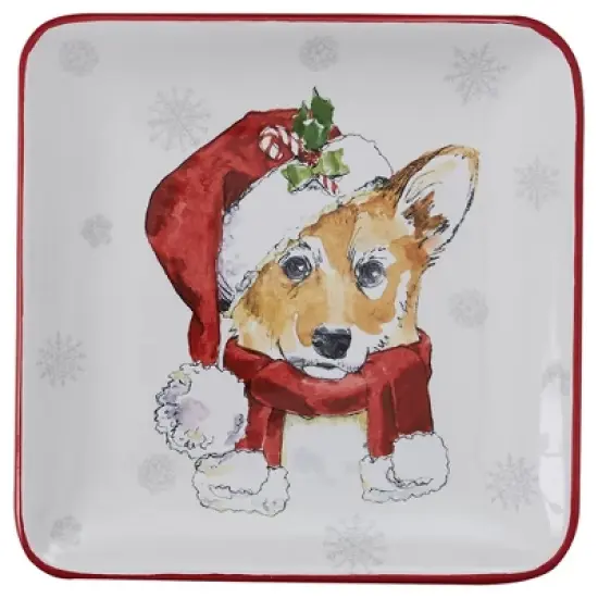 Park Designs Holiday Paws Salad Plate Set of 4 image {5}