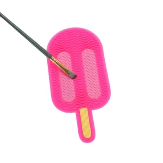 Unique Bargains Popsicles Shape Makeup Brush Cleaning Mat 1 Pc image {3}