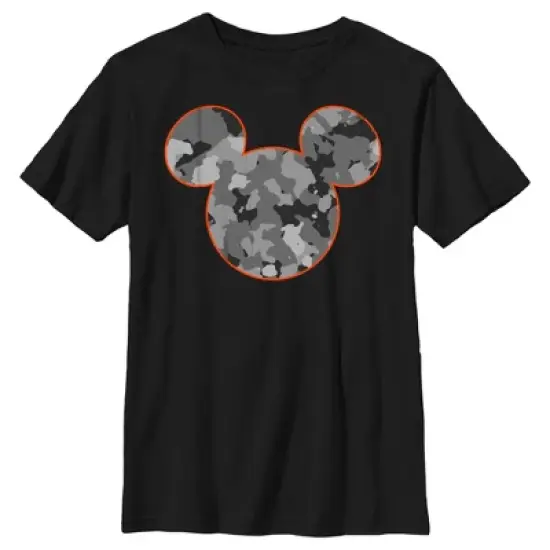 Boy's Disney Mickey Mouse Camo Silhouette T-Shirt image {4}