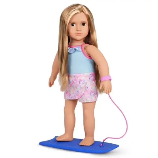 Our Generation Ivana with Bodyboard 18" Beach Doll image {1}