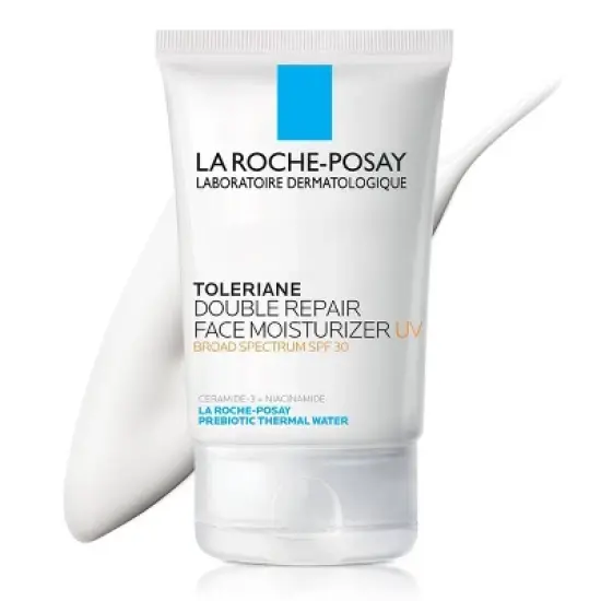 La Roche Posay Face Moisturizer with Sunscreen, Toleriane Double Repair UV Facial Moisturizing Lotion with Niacinamide - SPF 30 - 2.5 fl oz image {5}