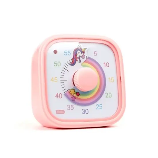 Visual Timer for Kids &ndash; Rainbow Ride Clock - Silent Time Management &ndash; 60 Minute Countdown &ndash; Focus and Productivity Tool, Fun Design, Adjustable Alarms image {1}