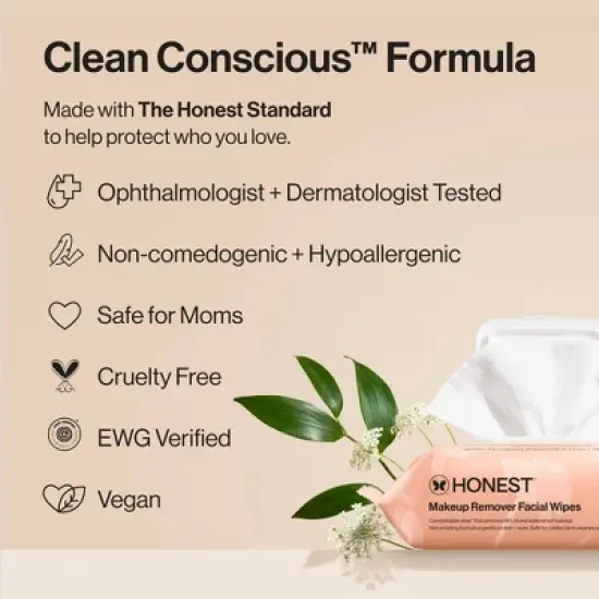 Honest Beauty Makeup Remover Wipes image {6}