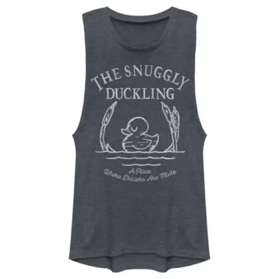 Junior's Tangled Snuggly Duckling Motto Festival Muscle Tee image {3}