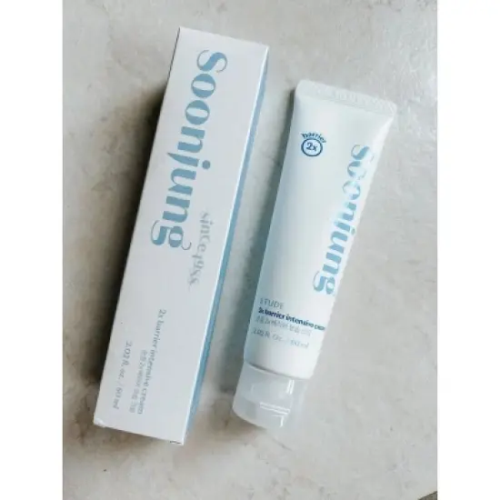 ETUDE - Soon Jung 2x Barrier Intensive Cream (60mL) Korean Hypoallergenic Shea Butter Hydrating Facial Cream for Sensitive Skin image {6}