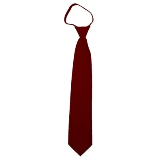 Men's Solid Color Zipper Neckties image {39}