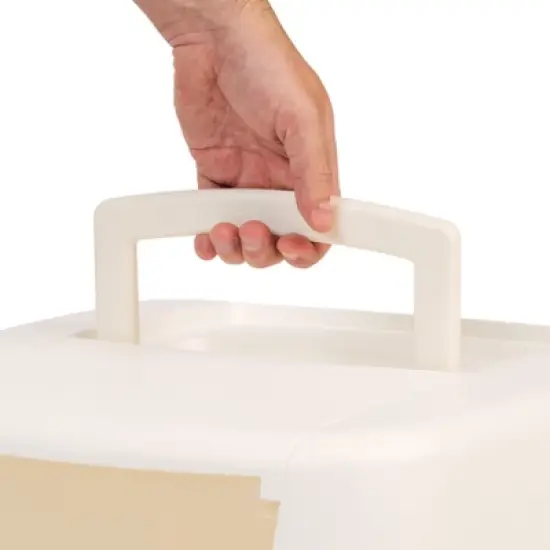 IRIS USA Hooded Cat Litter Box image {5}