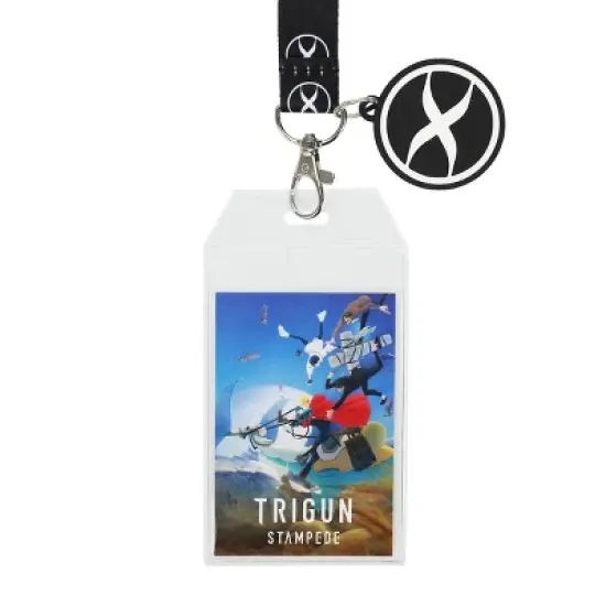Trigun Stampede Lanyard with Collectible Charm and ID Holder image {1}