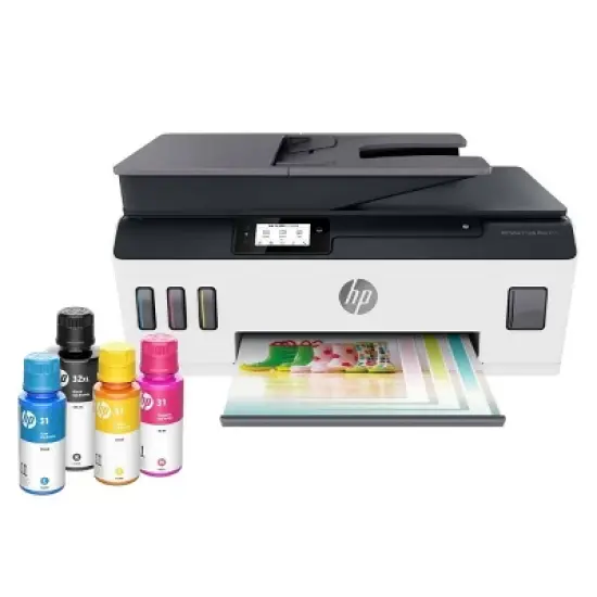 HP Smart Tank 651 Wireless All-In-One Color Refillable Supertank Printer, Scanner, Copier (7XV38A) image {16}