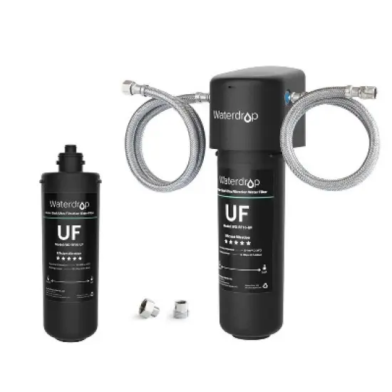 Waterdrop 10UA-UF Ultra Filtration Under Sink Water Filter with 1 Extra RF10-UF Filter image {9}