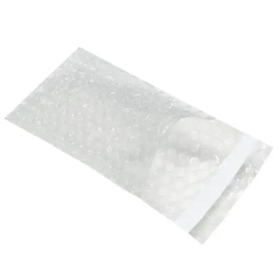 UOFFICE 250 Bubble Out Bags 4" x 7.5" - #2 Self-Sealing  Pouches image {10}