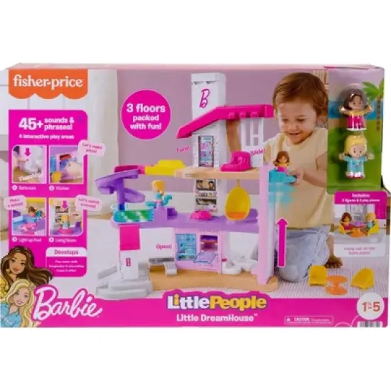 Fisher-Price Little People Barbie Little Dreamhouse Interactive Playset image {5}