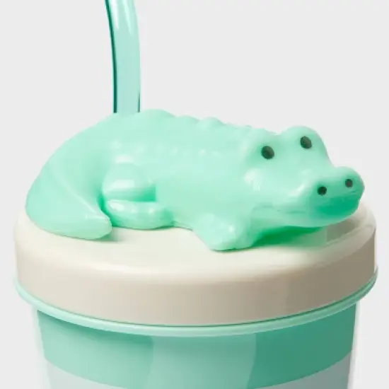17 fl oz Tumbler with Figural Alligator Lid Green - Sun Squad&trade; image {2}