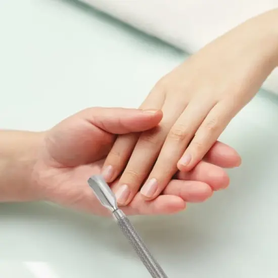 Unique Bargains Multi-function Cuticle Pusher 5.35" Length Silver Tone 1 Pc image {1}