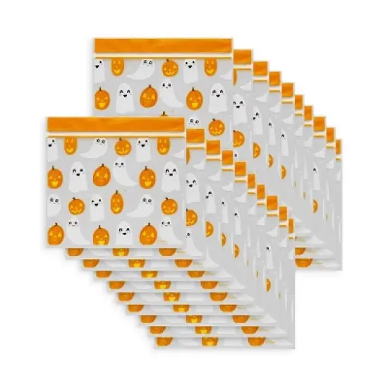 Wilton Halloween 20ct Ghost Resealable Treat Bags image {2}