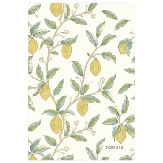 Morris & Co. by Blue Sky 2ct 5.75"x8.5" Bookbound Undated Journal Strawberry Thief and Lemon Tree image {2}