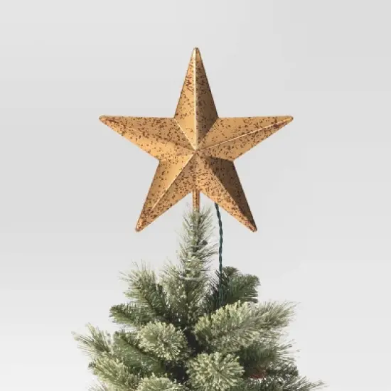 10" Pre-lit Faux Mercury Star Christmas Tree Topper - Wondershop&trade; image {2}