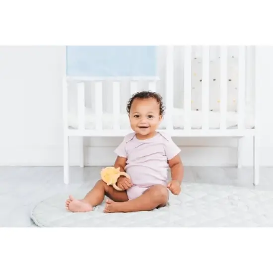 Pearhead Wooden Plush Teether - Easter Chick image {2}