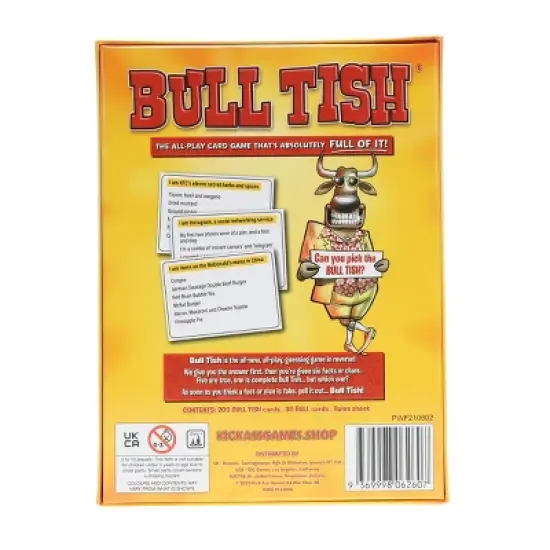 TDC Games Bull Tish The All-Play Card Game That's Absolutely Full of IT! image {6}