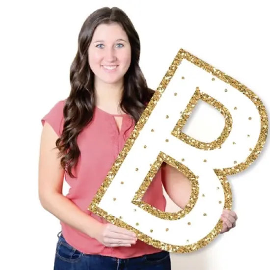 Big Dot of Happiness Baby Neutral - Large Baby Shower Decorations - Baby - Outdoor Letter Banner image {5}