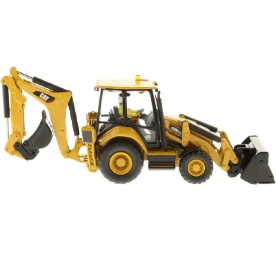 CAT Caterpillar 420F2 IT Backhoe Loader with Operator "High Line Series" 1/50 Diecast Model by Diecast Masters image {2}