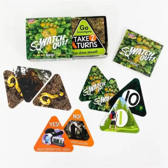 TREND sqWATCH OUT! Three Corner Card Game, Pack of 3 image {2}