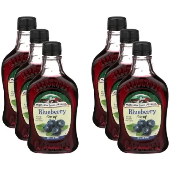 Maple Grove Farms Blueberry Syrup - Case of 6 - 8.5 fl oz image {2}